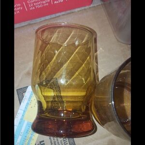 4pc Amber Glass Estate 101/2 oz.
All purpose glasses Restaurant GRADE NW